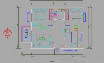 98平米cad_副本